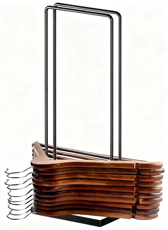 Seropy Hanger Organizer Stacker, Clothes Hanger Holder for Closet Laundry Room, Hangars Stacker Hold up 110 Wire Hangers for Storage Organizer, Hanger Rack Stand for Adult Child Velvet Pants Hangers - Image 1